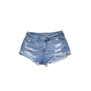 American Eagle Tomgirl High Rise Distressed 100% Cotton 2" Jean Shorts Size 4